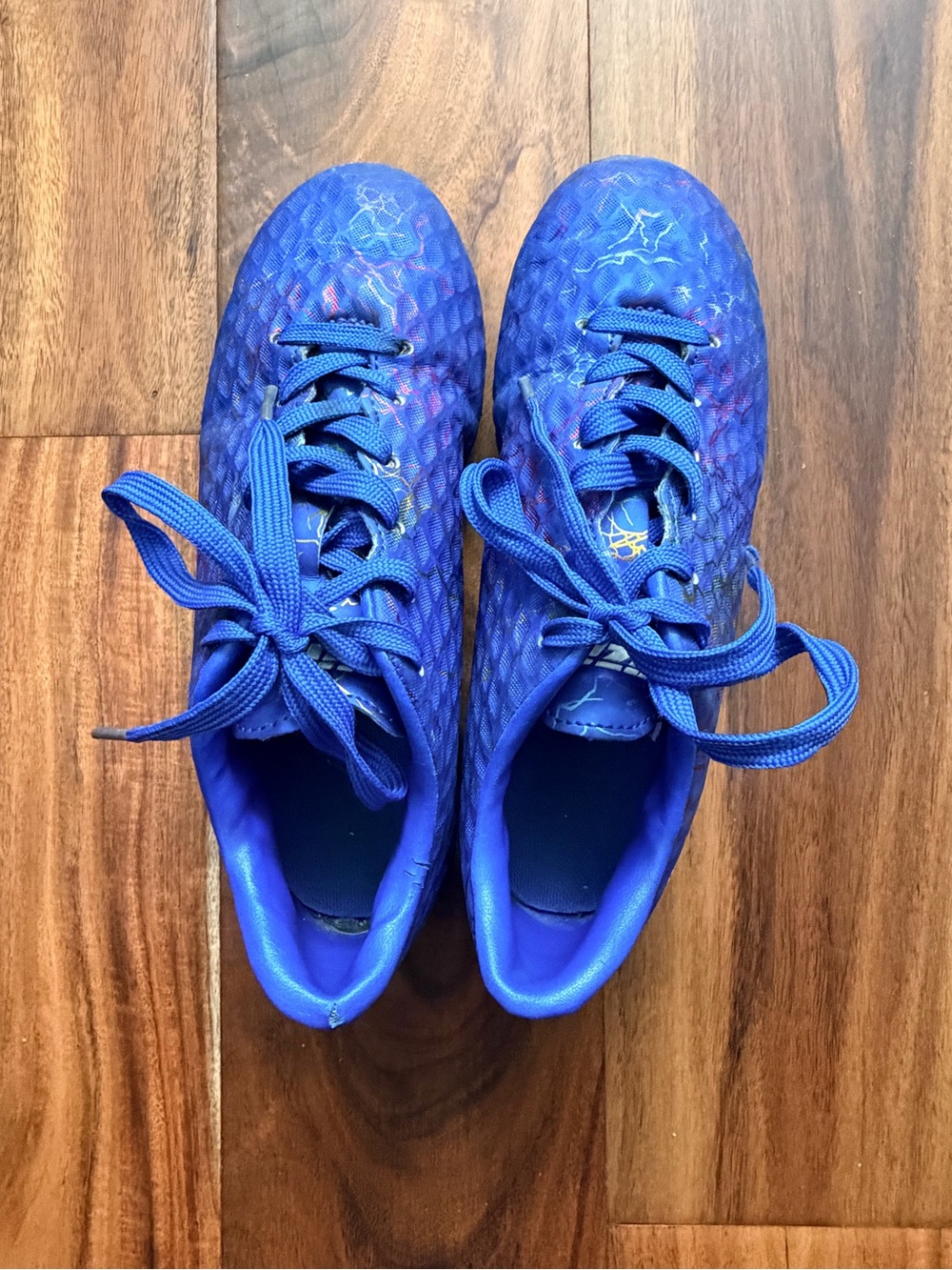 Vizari Kids Athletic Lace-Up soccer cleats in Blue